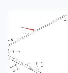 摊铺机支撑杆#46187625 摊铺机支撑杆#46187625